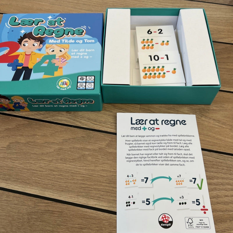 Lær at regne - Lær med Tilde og Tom - Danspil