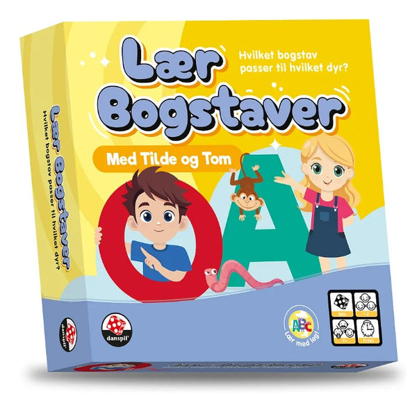 Lær Bogstaver - Lær med Tilde og Tom - Danspil