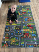 Legetæppe - Trafik - 100 x 180 cm.