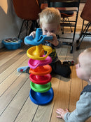 Quercetti Spiral Tower Kuglebane med LED Lys