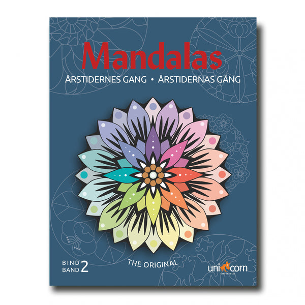 Mandalas Malebog - Årstidernes Gang (Bind 2) - 32 sider - Fra 6 år.