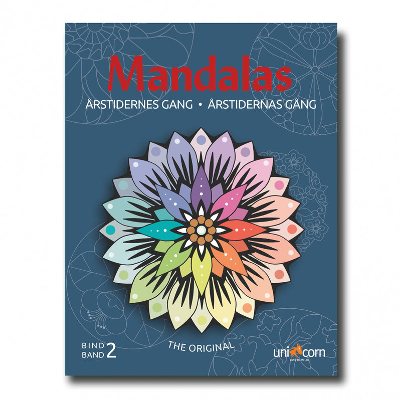 Mandalas Malebog - Årstidernes Gang (Bind 2) - 32 sider - Fra 6 år.
