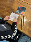 Mandalas Mini-Malebog - Grøn Tema - 32 sider