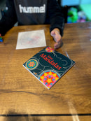 Mandalas Mini-Malebog - Grøn Tema - 32 sider