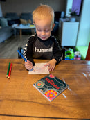 Mandalas Mini-Malebog - Grøn Tema - 32 sider