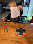 Mandalas Mini-Malebog - Grøn Tema - 32 sider