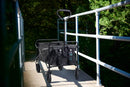 Sammenklappelig Trækvogn - Sort < 70 kg - Billede 1
