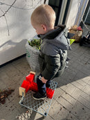 Støvlerenser Rist med 3 koste - Galvaniseret