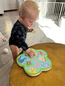 Knoppuslespil af træ med lyd - Vilde dyr - 5 dele - fra 1 år