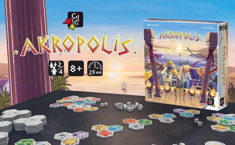 Spil, Akropolis familiespillet fra 8 år+ - Billede 1