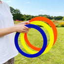 Jonglør Ringe - 5 stk - Forskellige farver - Ø: 32 cm.