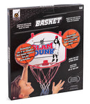 Basketball Kurv + Net + Plade- Fra 4-6 år.