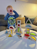 Sanseklodser - Sæt med 24 SMÅ farvede - VIGA - Fra 12 mdr.