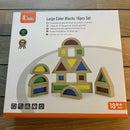 Sanseklodser - Sæt med 16 STORE farvede - VIGA - Fra 12 mdr.