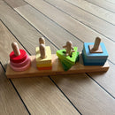 Geometrisk Labyrint Stabler - 12 klodser