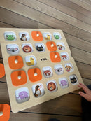 VIGA - Jumbo Memory - Vendespil i træ - 10 spil