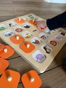 VIGA - Jumbo Memory - Vendespil i træ - 10 spil