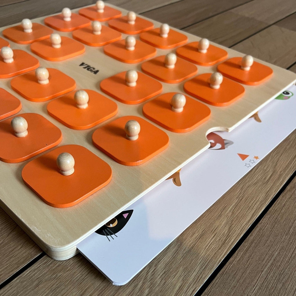 Memory Jombe VIGA - Jumbo Memory - Vendespil i træ - 10 spil