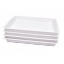 Plastbakker - 4 stk. 40,5 x 30,5 x 4 cm. - Billede 1