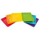 Plastbakker - 12 stk. 28 x 22 x 3 cm. - Billede 1