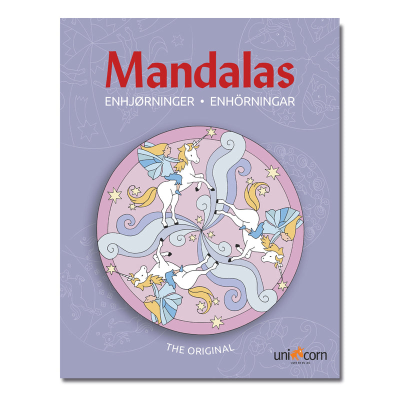Mandalas Malebog - Enhjørninger - 32 sider - Fra 4 år.