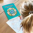 Mandalas Malebog - Lær Bogstaver - 32 sider - Fra 4 år.