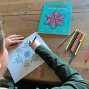 Mandalas Malebog - Isblomster (Bind 2) - 32 sider - Fra 8 år.