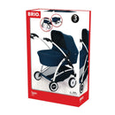 BRIO Dukkevogn Spin, Blå - Billede 1