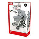BRIO Dukkevogn Spin, Grå - Billede 1