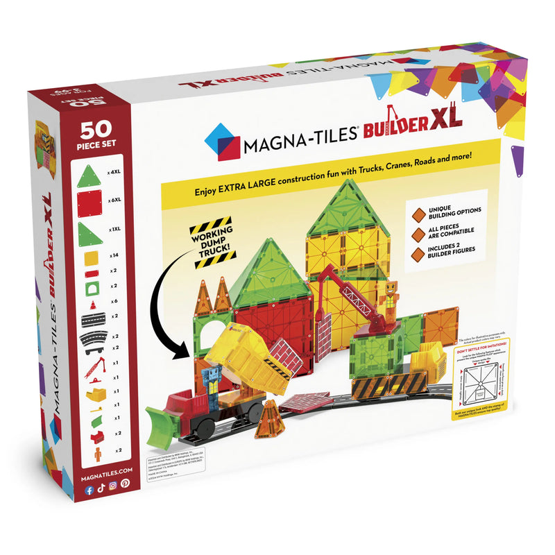 Magna-Tiles Byggeplads XL - 50 dele