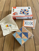 Magnettavletilbehør - Visuelle Mønstre Klodser - 4x4 cm - 40 dele - VIGA