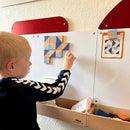 Magnettavletilbehør - Visuelle Mønstre Klodser - 4x4 cm - 40 dele - VIGA