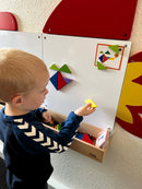 Magnettavle Tangram - 10x10 cm - 35 dele - VIGA