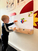 Magnettavle Tangram - 10x10 cm - 35 dele - VIGA