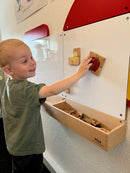 Magnettavle Pusleklodser Frugt - 32 dele - VIGA