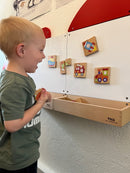 Magnettavle Pusleklodser Transport - 32 dele - VIGA