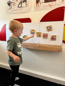 Magnettavle Pusleklodser Transport - 32 dele - VIGA