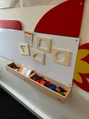 Magnettavletilbehør - Tegneskabeloner - 12 dele