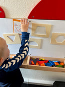 Magnettavletilbehør - Tegneskabeloner - 12 dele