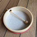 Håndtromme i træ - Ø:20 cm - Trommus