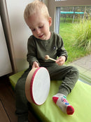 Håndtromme i træ - Ø:20 cm - Trommus