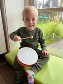 Håndtromme i træ - Ø:20 cm - Trommus