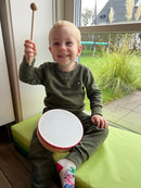 Håndtromme i træ - Ø:20 cm - Trommus