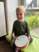 Håndtromme i træ - Ø:20 cm - Trommus