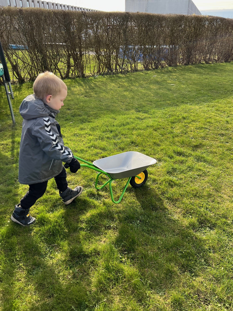 rollyToys trillebør i metal - Grøn/Metal - Fra 3 år.