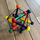 Skwish Babyrangle med trækugler og elastik