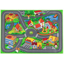 Legetæppe med vejbaner – 92x133 cm – Rebel Roads