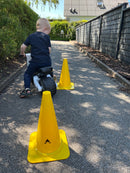 Markeringskegle-  H:38 cm - Gul - 1 stk.