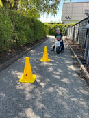 Markeringskegle-  H:38 cm - Gul - 1 stk.