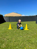 Markeringskegle-  H:38 cm - Gul - 1 stk.